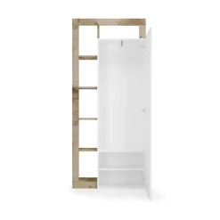3S. x Home Porte-manteau 2 portes avec miroir Discount