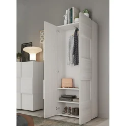 3S. x Home Portemanteau 2 portes blanc Sale
