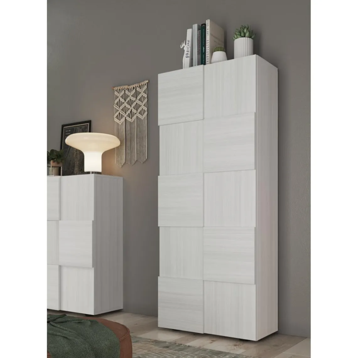 3S. x Home Portemanteau 2 portes blanc Sale