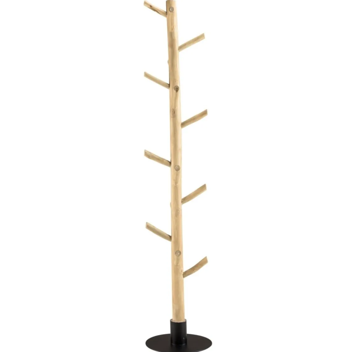 Macabane Porte-manteau multibranches en Teck naturel WILL Beige Sale