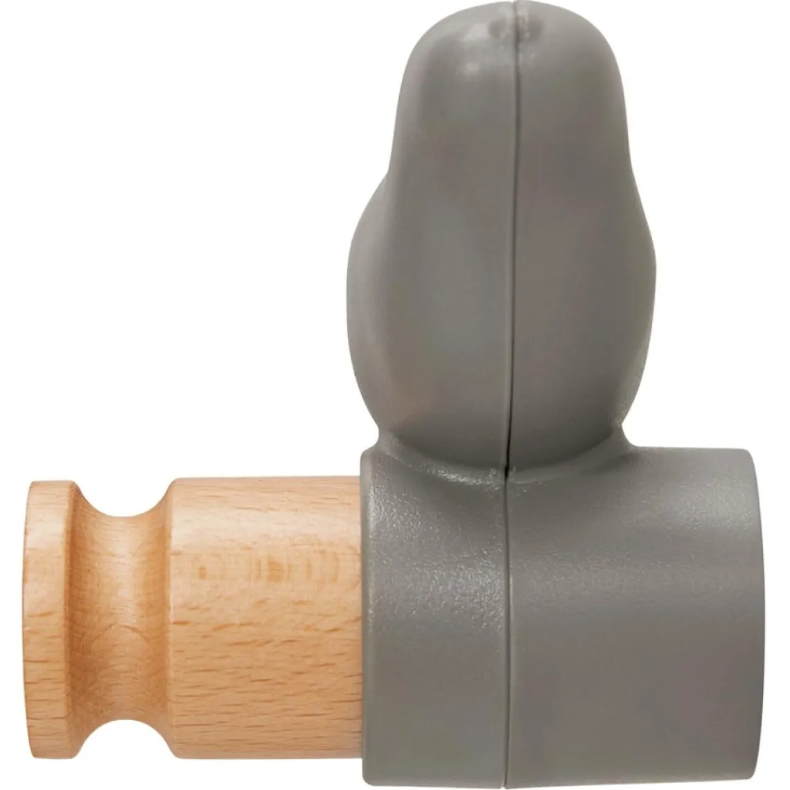 ALTEREGO Portemanteau mural, patère design 'MOANO' gris en forme d'oiseau Best