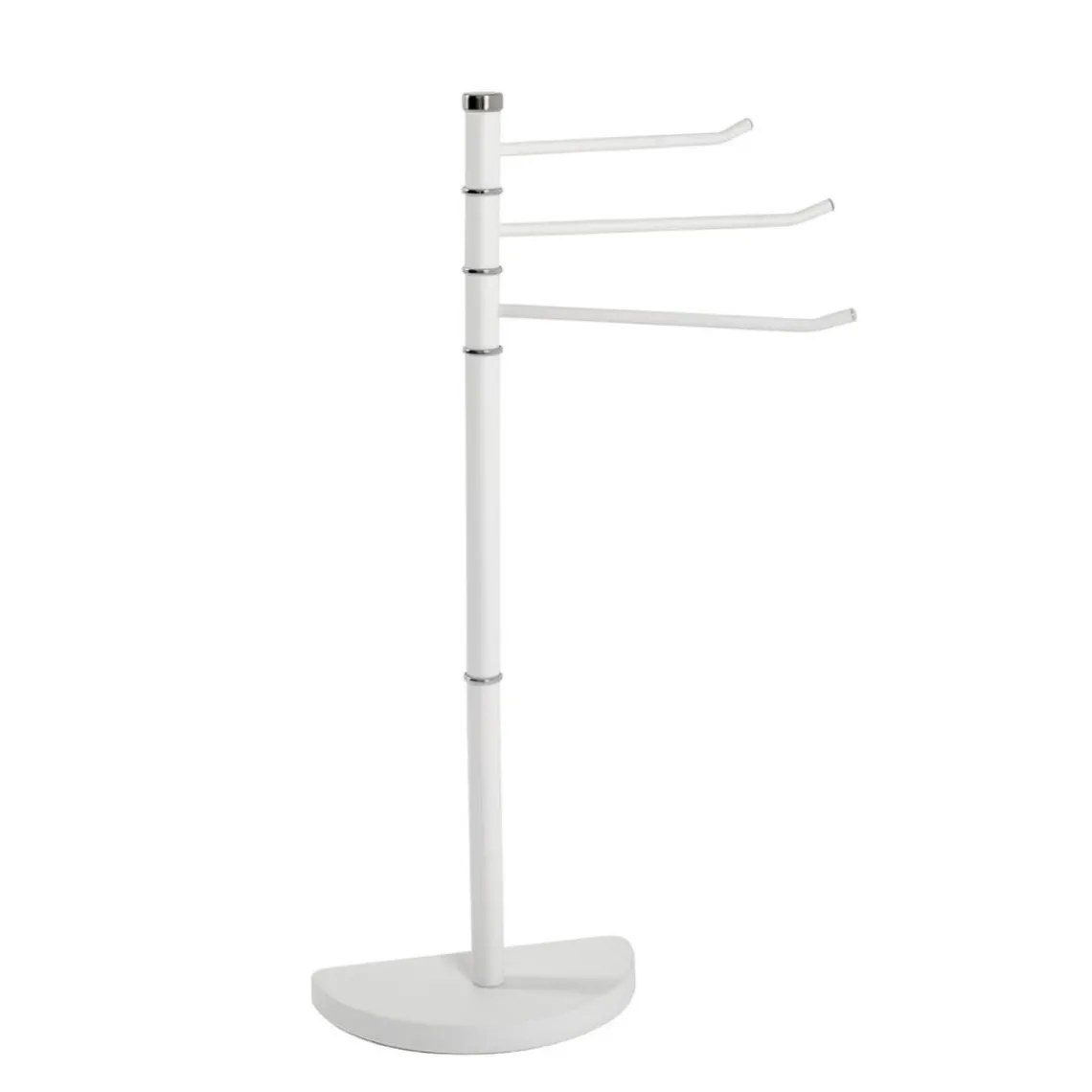 3S. x Home porte-serviettes structure en tube d'acier époxy crème-blanc Online