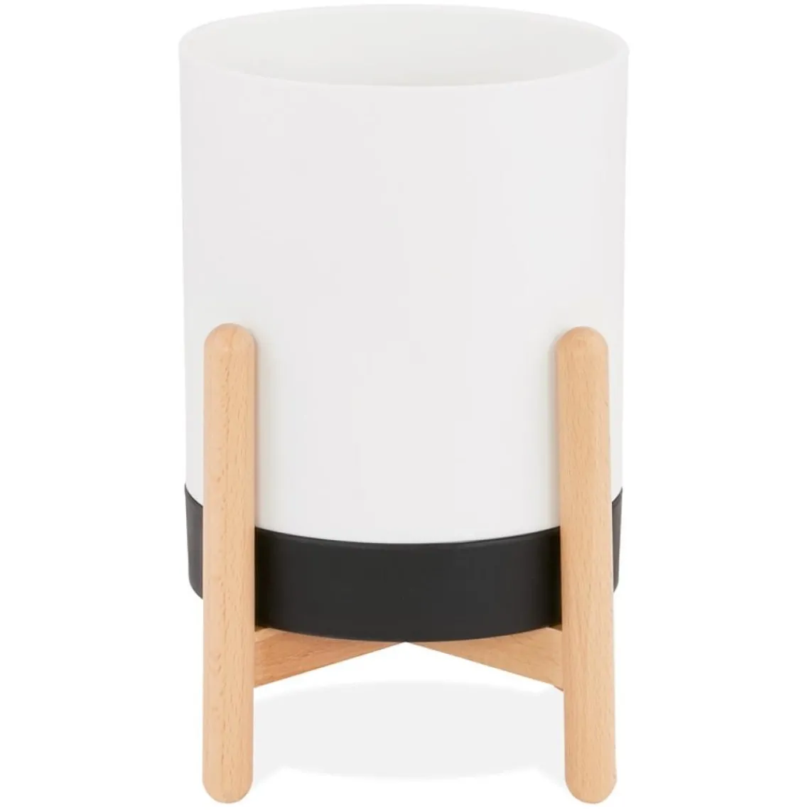 ALTEREGO Pot de fleurs intérieur 'MARGERIT' blanc design Discount