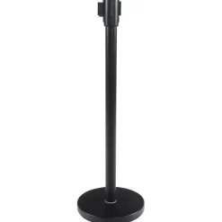 ALTEREGO Potelet 'ZIP' noir à sangle pour files d'attente Best