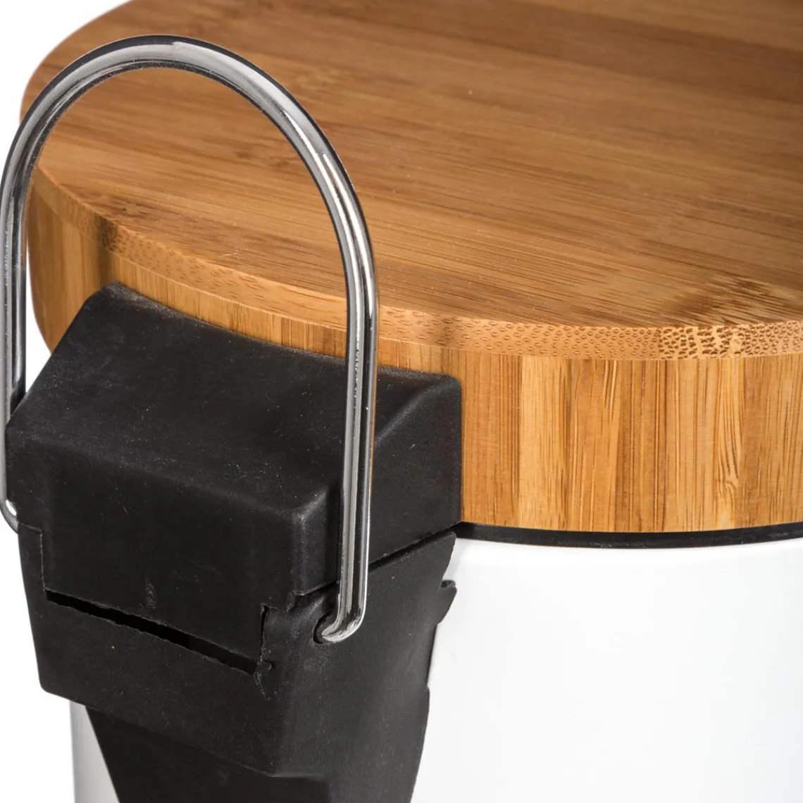 3S. x Home Poubelle à couvercle bambou 3L Sale