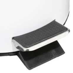 3S. x Home Poubelle blanche en métal 3L Outlet