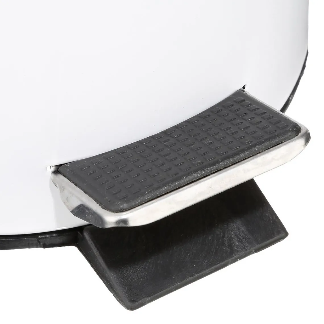 3S. x Home Poubelle blanche en métal 3L Outlet