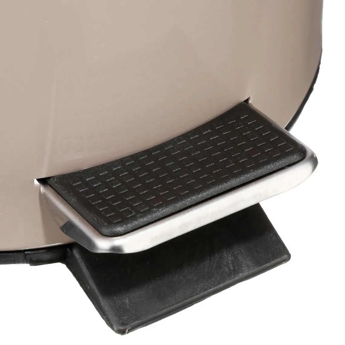 3S. x Home Poubelle en Métal Taupe 3L Discount