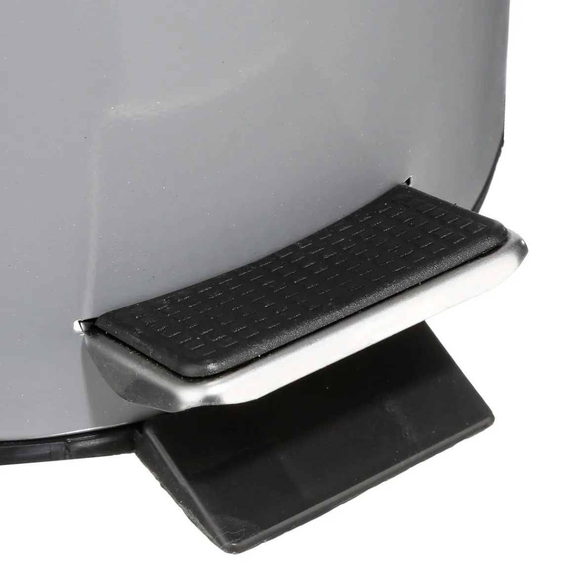 3S. x Home Poubelle grise en métal 3L New