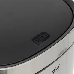 3S. x Home Poubelle 50L inox Push Gris Sale