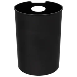 3S. x Home Poubelle métal et inox noir Delta Outlet