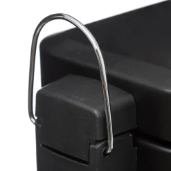 3S. x Home Poubelle rectangulaire 5l noir Mat Discount