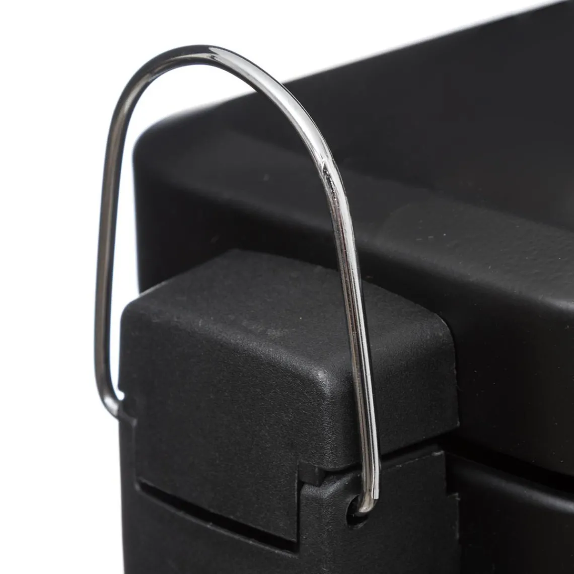 3S. x Home Poubelle rectangulaire 5l noir Mat Discount