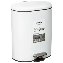 3S. x Home Poubelle Siliflex 6 L Blanc Outlet