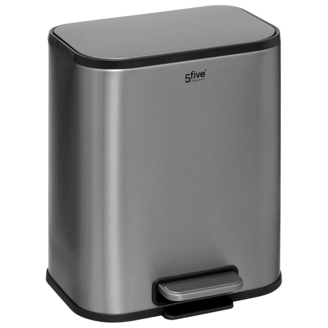 3S. x Home Poubelle Soft Close en inox finition mat 5L