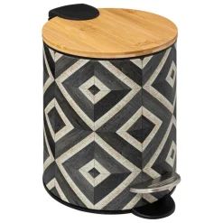 3S. x Home Poubelle Softclose 3L Canvas Noir Clearance