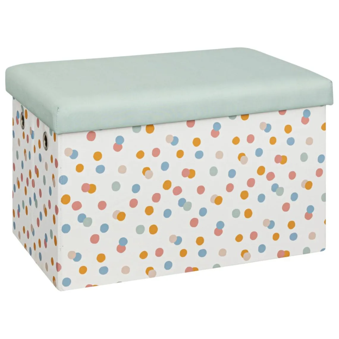 3S. x Home Pouf pliable enfant Enio Bleu Discount