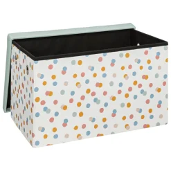 3S. x Home Pouf pliable enfant Enio Bleu Discount