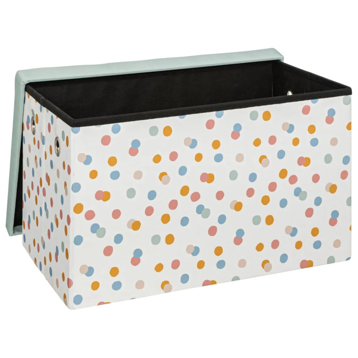 3S. x Home Pouf pliable enfant Enio Bleu Discount