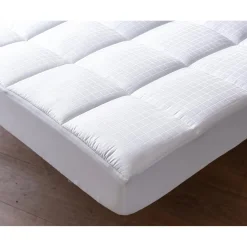 Becquet Protection de matelas 80x200 BALKAN g/m² blanche en satin New