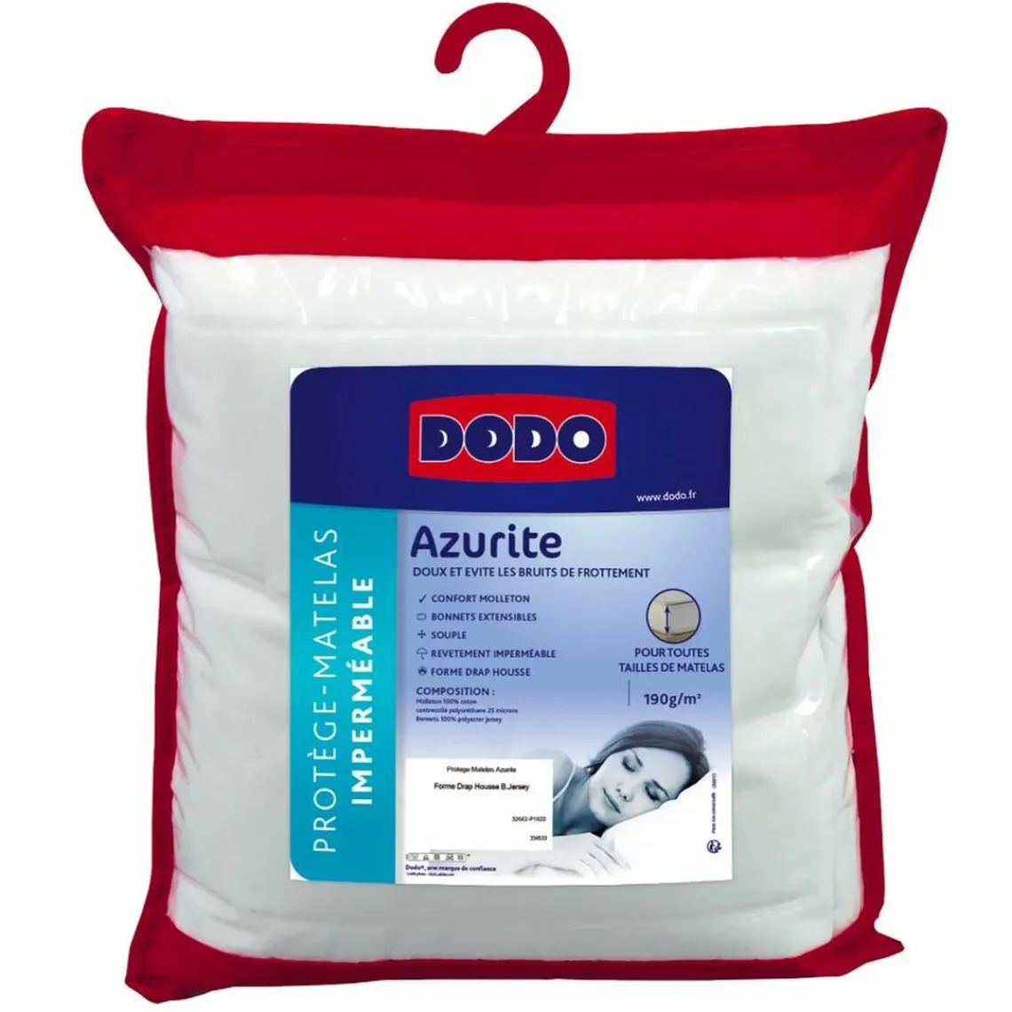 Dodo Protège-matelas Imperméable AZURITE - Blanc Best
