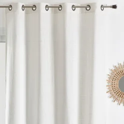 3S. x Home Px etamine unie 140x260 COTOLINO - écru Écru Sale