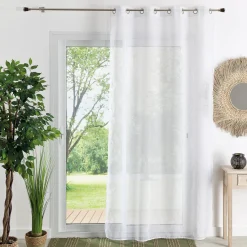 3S. x Home Px voilage en etamine ASTORIA - Blanc Clearance