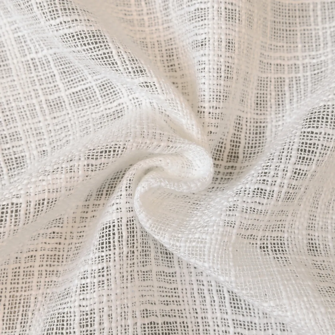 3S. x Home Px voilage uni 140x260 IBIZA - cassé Blanc Hot