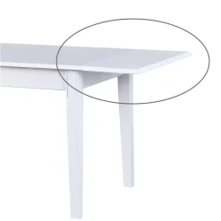3S. x Home Rallonge De Table WESTERLAND Blanc Best