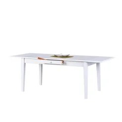3S. x Home Rallonge De Table WESTERLAND Blanc Best