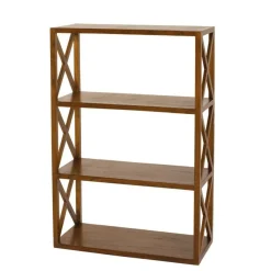 Macabane Rangement croisillons 3 niveaux en bois mindi - EDEN Sale