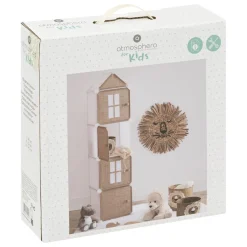 3S. x Home Rangement en colonne en jute