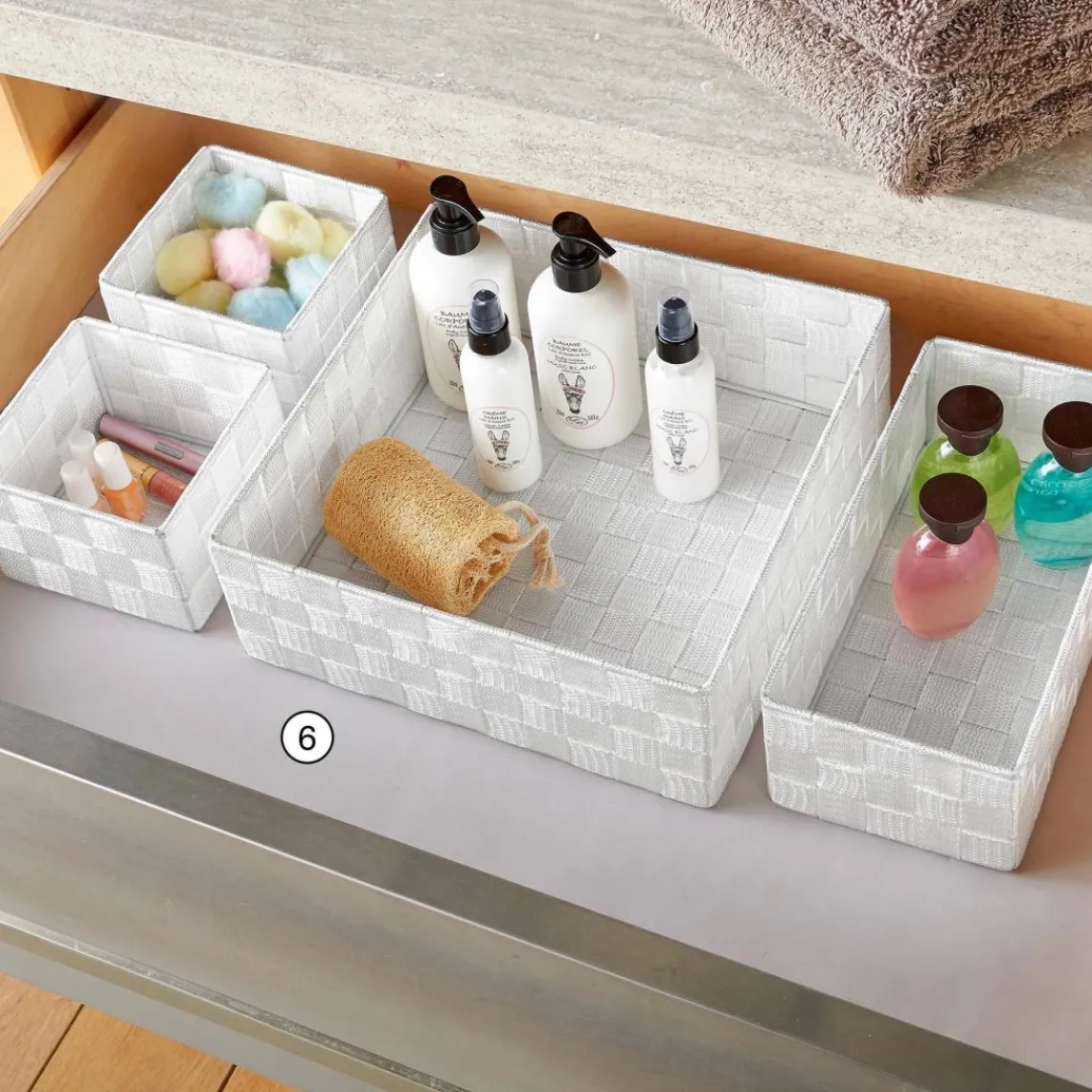 Becquet Rangement Stanley Blanc Discount