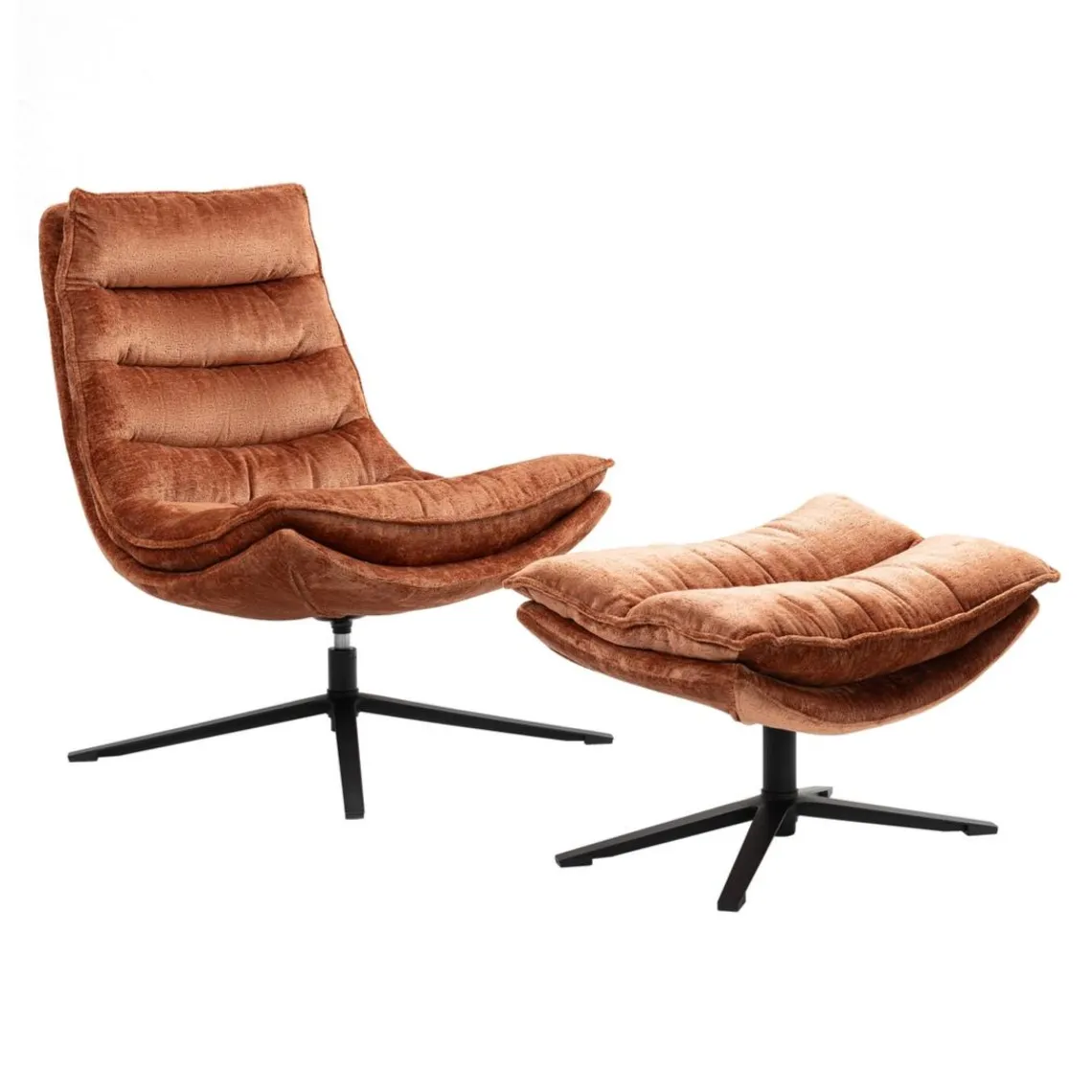 3S. x Home Repose-pieds cuivre Brava