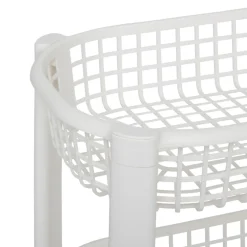 3S. x Home Resserre paniers 4 niveaux blanc Hot