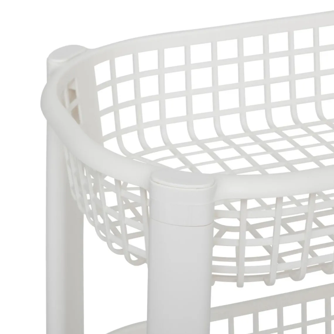 3S. x Home Resserre paniers 4 niveaux blanc Hot