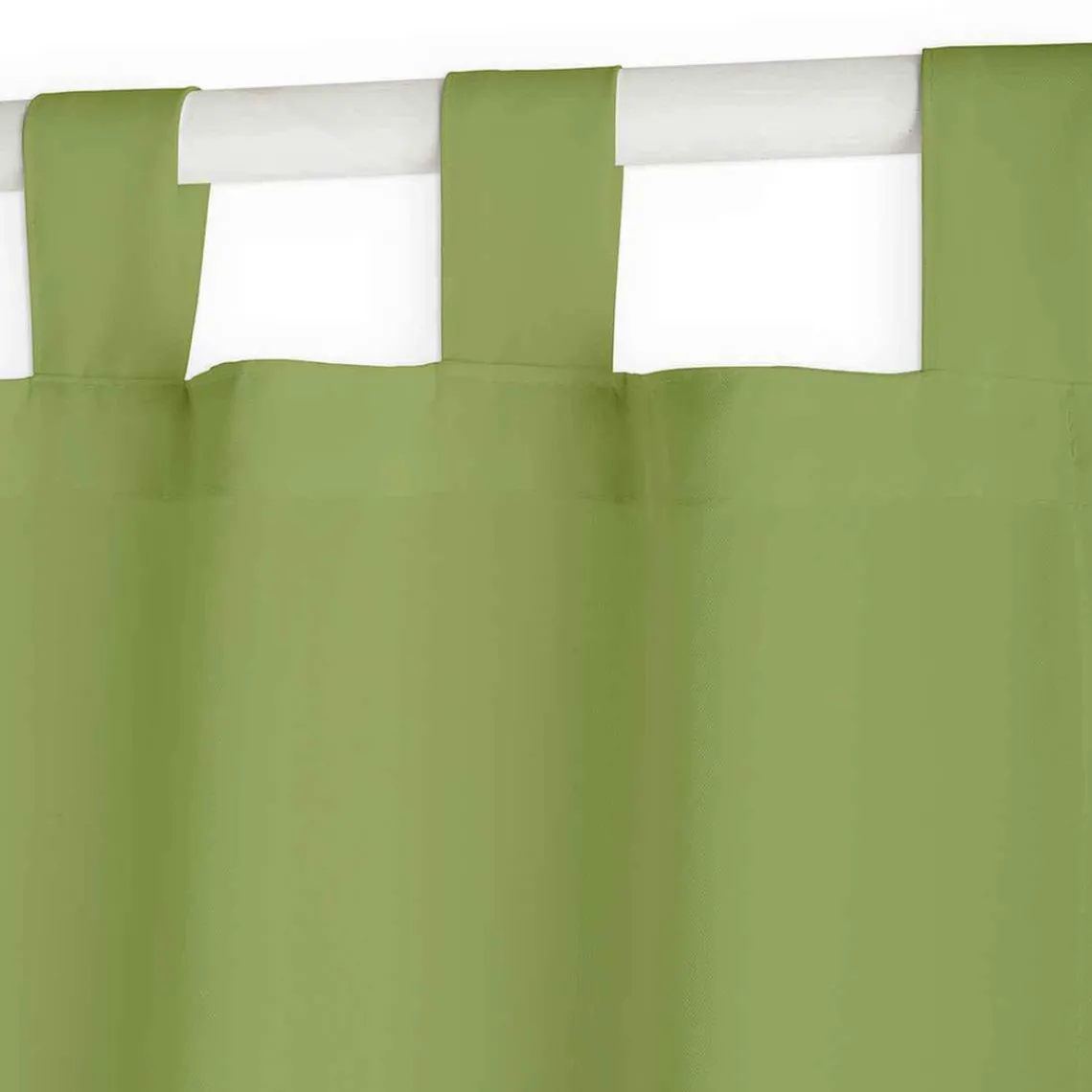 Today Rideau à Pattes 140 x 260 cm Polyester Uni Bambou Online