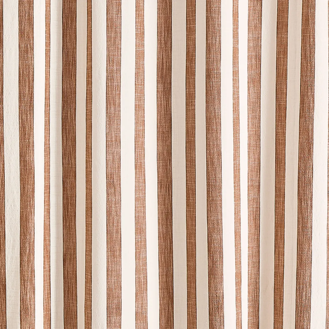 3S. x Home Rideau ameublement coton flamme 140x260 - Terracotta New