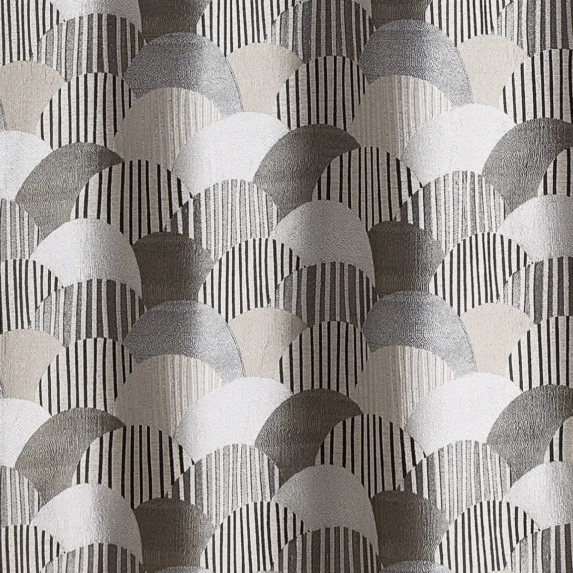 3S. x Home Rideau ameublement en jacquard 140x260 ASIA - lin Best