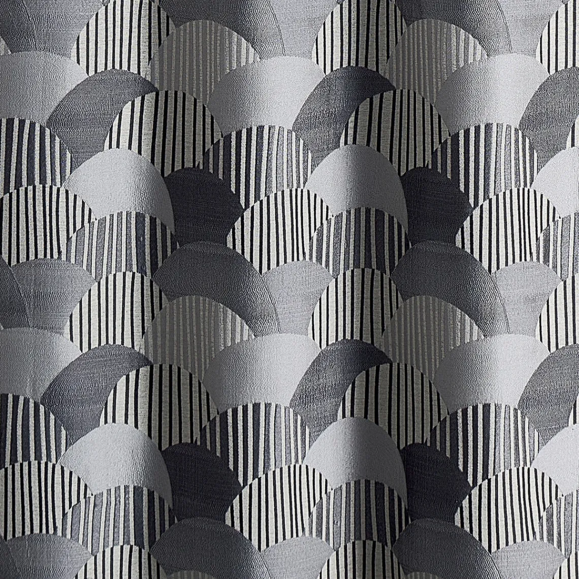 3S. x Home Rideau ameublement en jacquard 140x260 ASIA - Gris Best