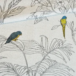 3S. x Home Rideau ameublement jacquard 140x260 RIO - bleu Outlet