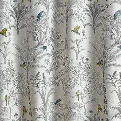 3S. x Home Rideau ameublement jacquard 140x260 RIO - bleu Outlet