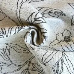 3S. x Home Rideau ameublement jacquard 140x260 RIO - bleu Outlet