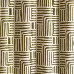3S. x Home Rideau ameublement jacquard 140x260 HALI - Kaki Sale