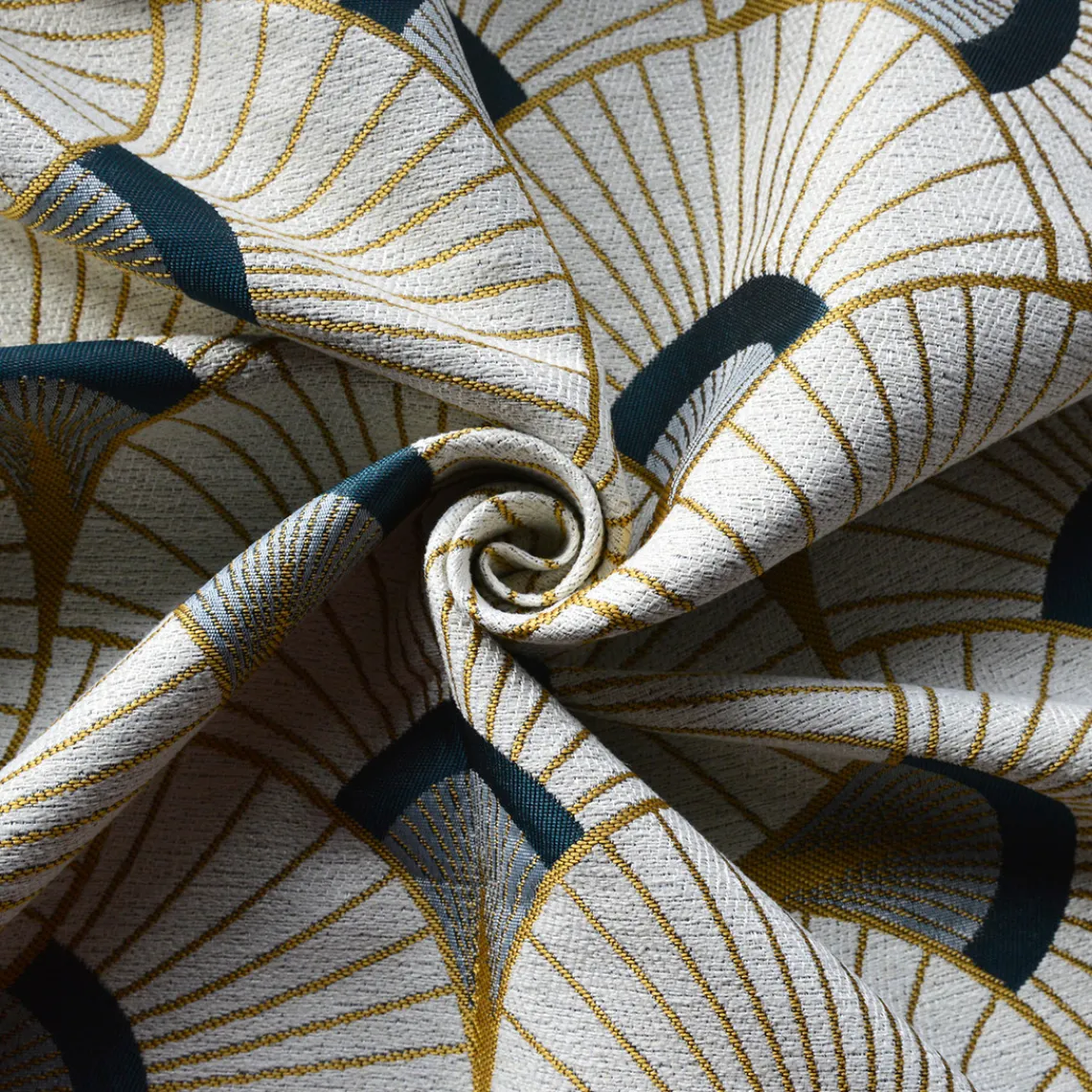 3S. x Home Rideau ameublement jacquard 140x260 CLUBY - ocre Clearance