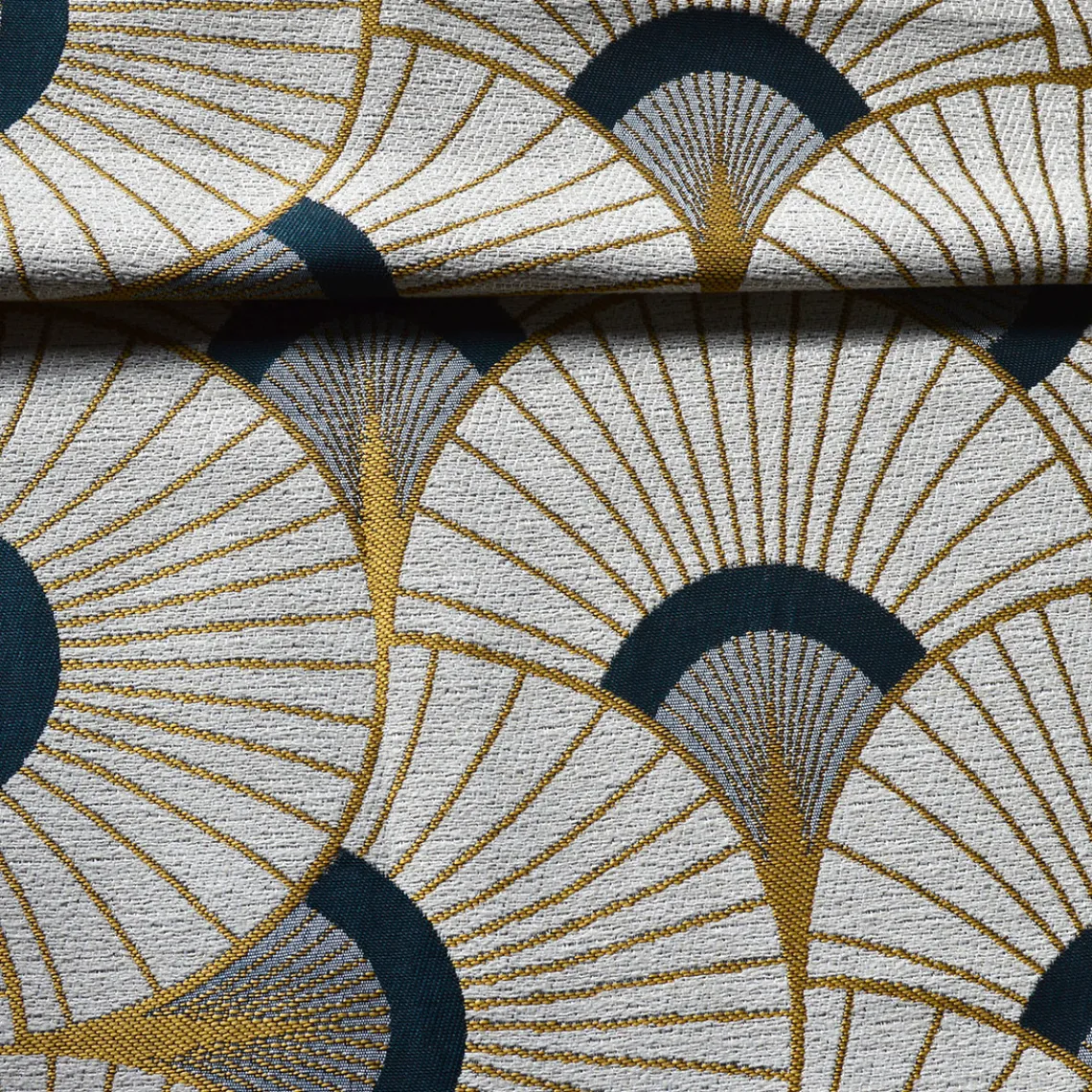 3S. x Home Rideau ameublement jacquard 140x260 CLUBY - ocre Clearance