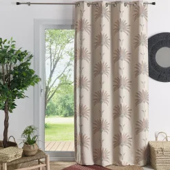 3S. x Home Rideau ameublement jacquard 140x260 ANTA - Terracotta Hot