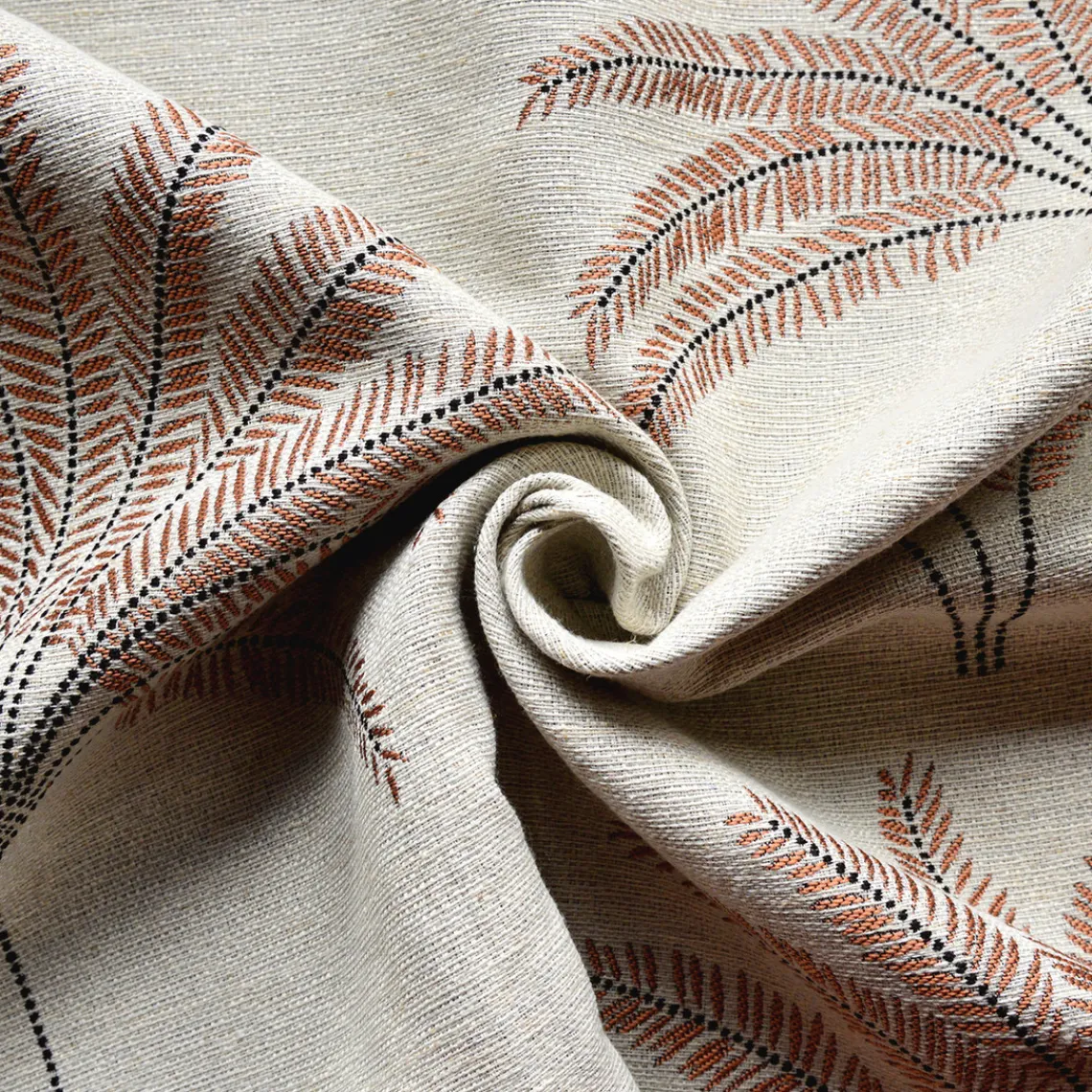 3S. x Home Rideau ameublement jacquard 140x260 ANTA - Terracotta Hot