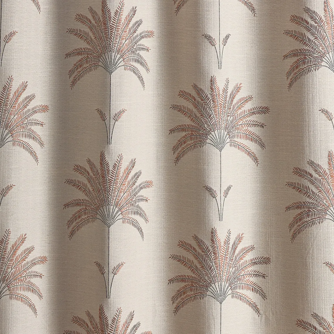 3S. x Home Rideau ameublement jacquard 140x260 ANTA - Terracotta Hot