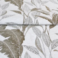 3S. x Home Rideau ameublement jacquard chenille 140x260 VEDILLIA - blanc Outlet